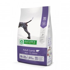 Natures Protection Adult Lamb - селектирана храна с вкусно агнешко за кучета от всички породи над 1.5 години 12 кг.